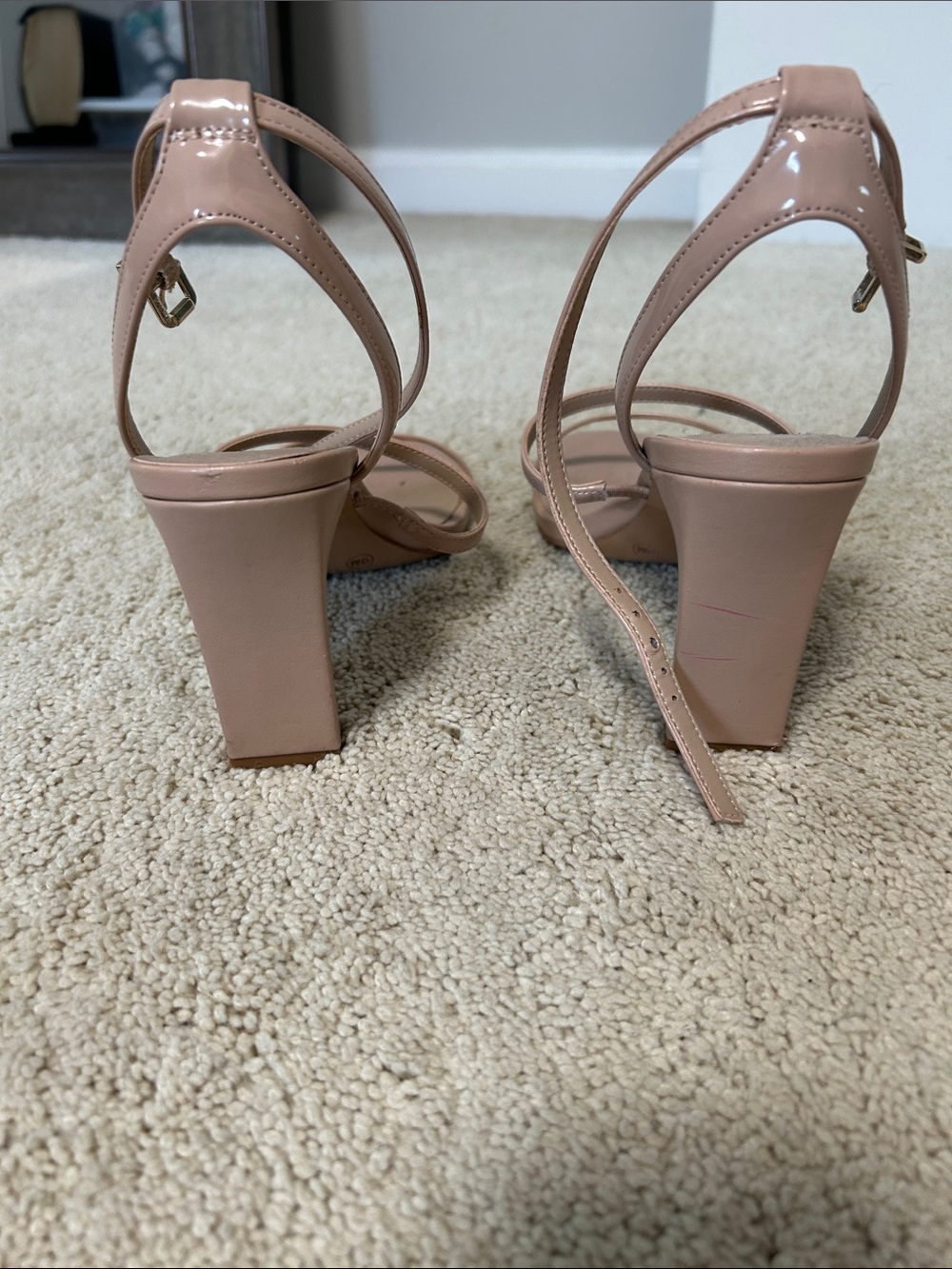 Mix No. 6 Blush Strappy Ankle-Heel Sandals - Picture 5 of 5